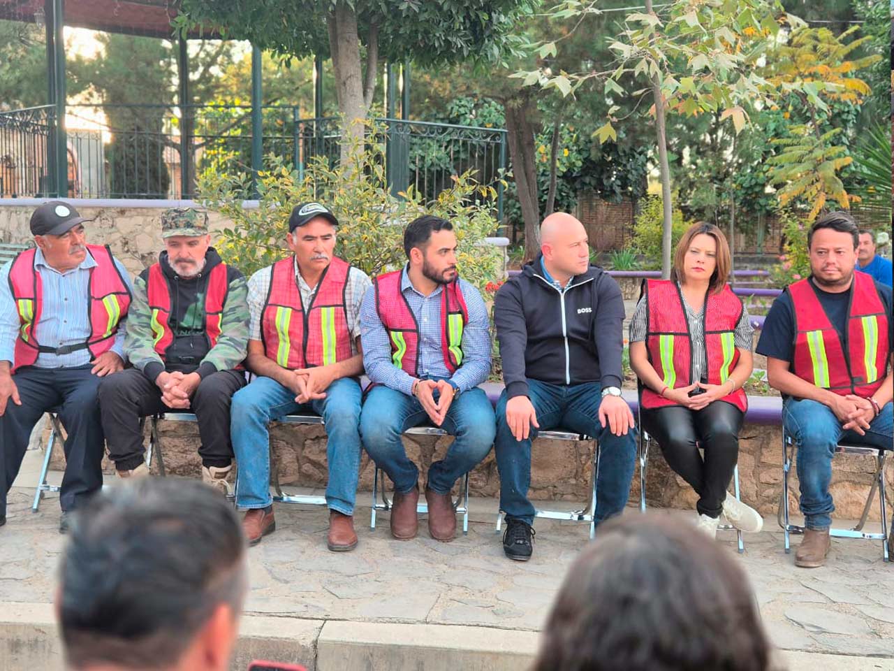 Autoridades municipales en Sáuz de Cajigal