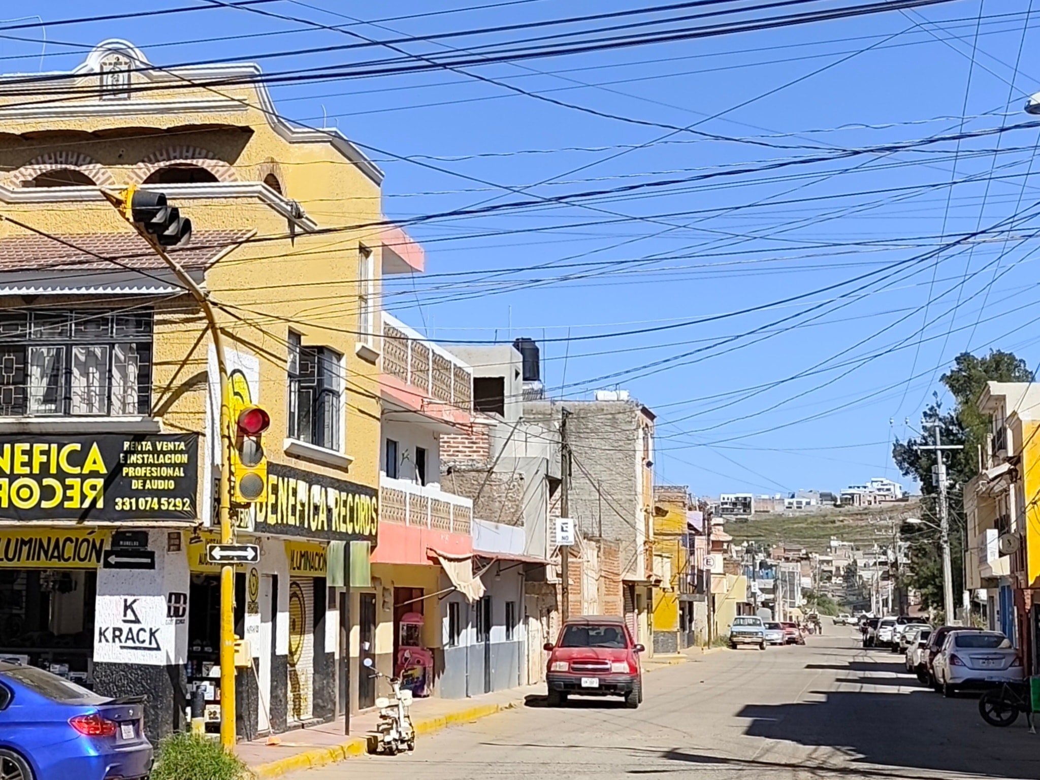 Gabino Barreda, en su cruce en Morelos (de sur a norte)