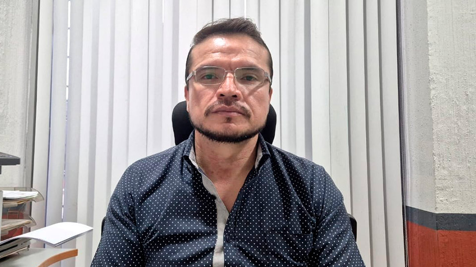 Martín Jiménez García, encargado de la Oficina de Relaciones Exteriores en Arandas